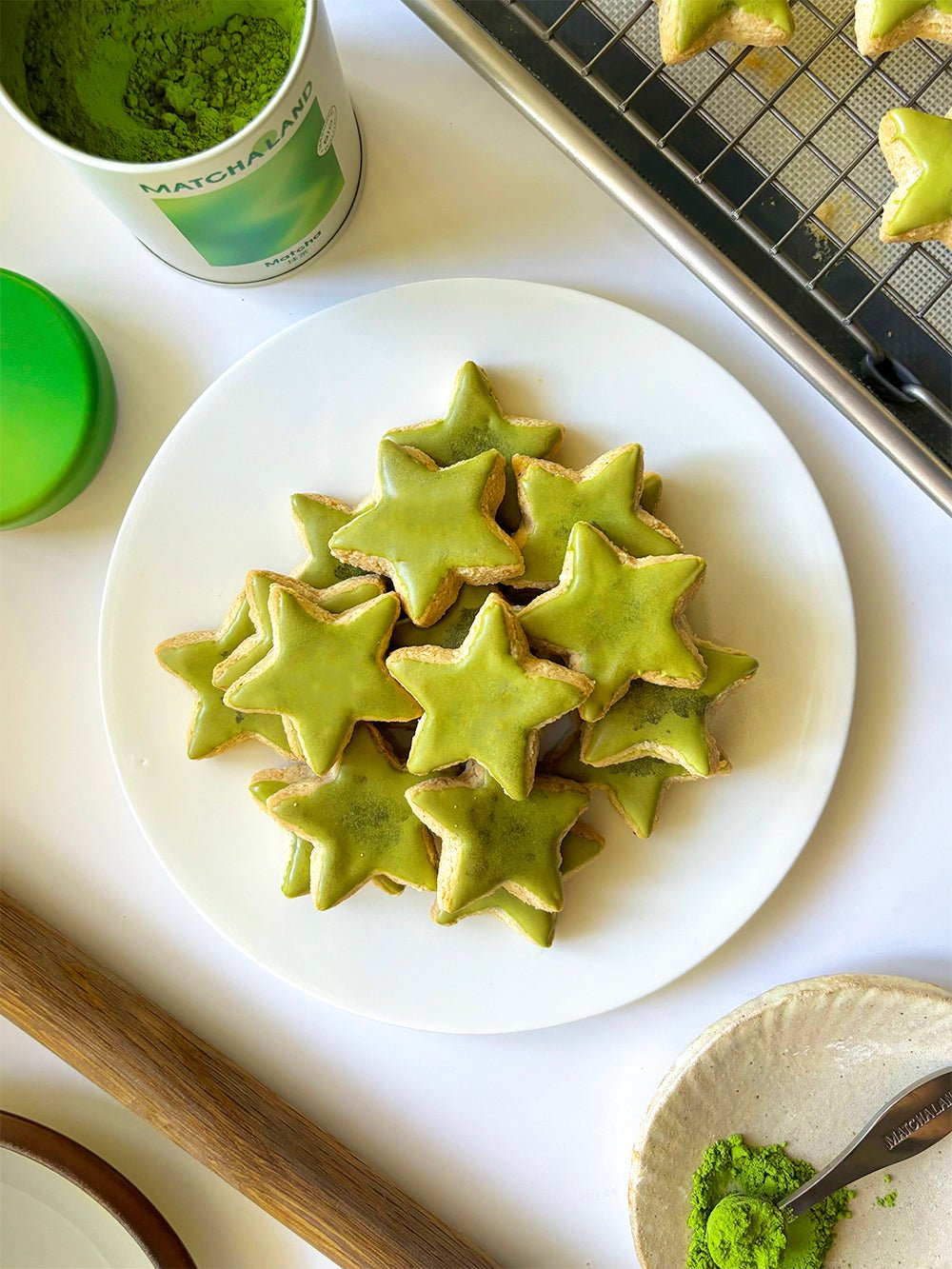 Matcha Zimtsterne ⭐️