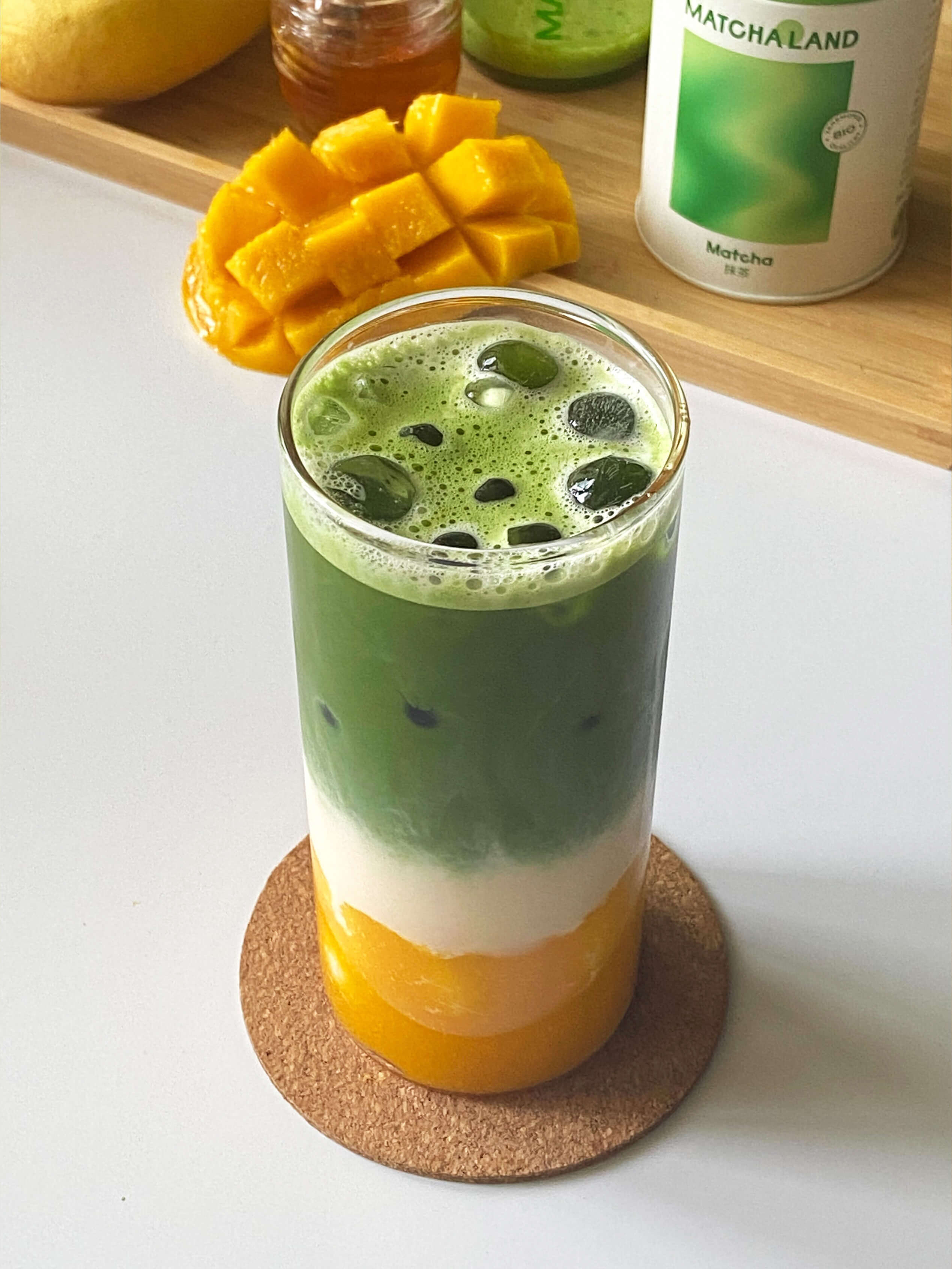 Mango Matcha Latte