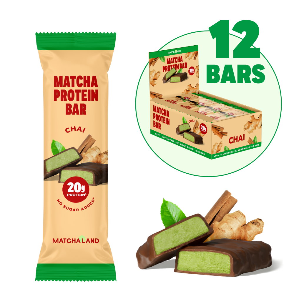 Chai Matcha Protein Bar (12-pack box)