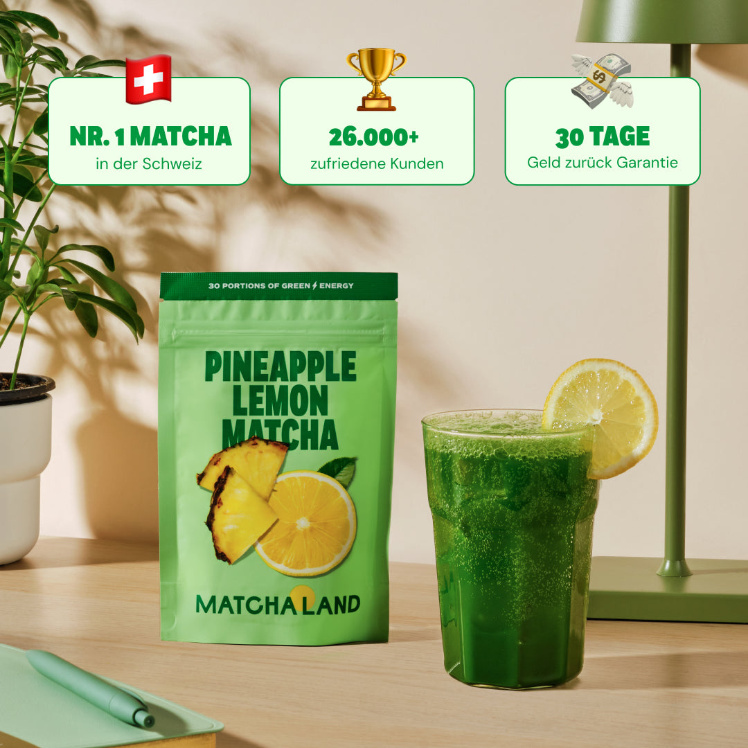 Pineapple Lemon Matcha (Eistee)