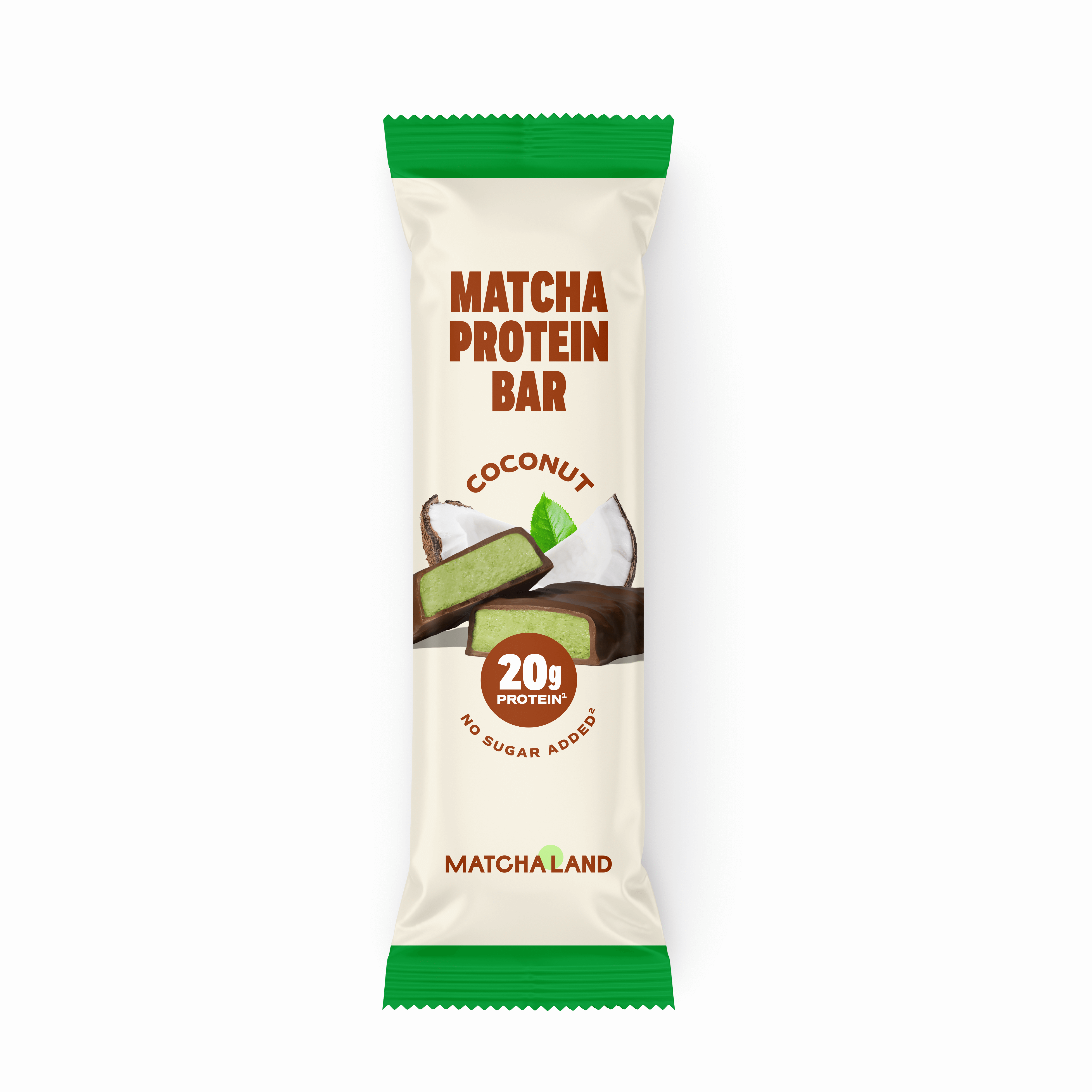 Muster: Coconut Matcha Protein Bar