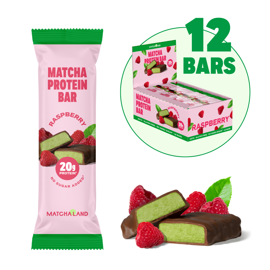 Raspberry Matcha Protein Bar (12er Box)