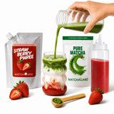 Strawberry Matcha Latte Set