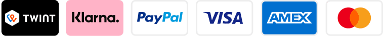Sicher bezahlen mit Klarna, PayPal, Visa, American Express und Mastercard